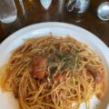 一皿350g(3人前)のスパゲッティがおいしい飯倉のカフェテラス 伊太利亜亭